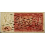 Londyn 10 złotych 1939 - WZÓR - A 012345