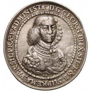 Śląsk, Medal STARY ODLEW Jerzy III Brzeski, Namiestnik Śląska 1653