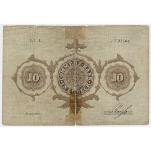 Niemcy, Lubeka, 10 talarów 1865
