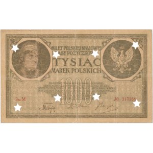 Falsyfikat z epoki 1.000 mkp 05.1919 - Ser.M