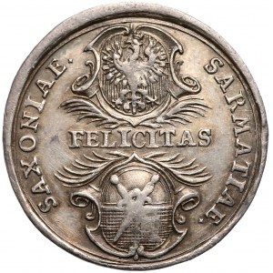 Karol XII / August II Mocny, Medal Pokój w Altranstädt 1706 - rzadki