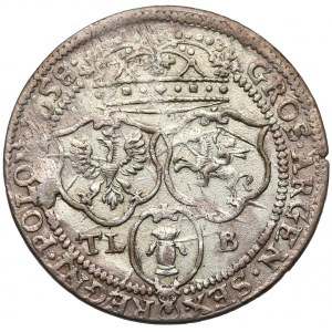 Jan II Kazimierz, Szóstak Kraków 1658 - data w otoku (R5)