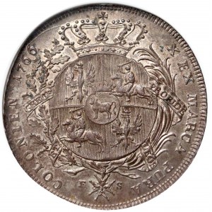 Poniatowski, Talar 1766 FS - zbrojarz - PIĘKNY - NGC MS64