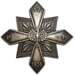 Odznaka 17 Pułku Piechoty z Rzeszowa