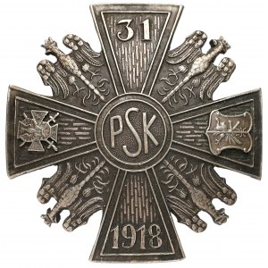 Odznaka 31 Pułku Strzelców Kaniowskich z Łodzi