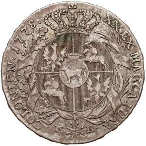 Poniatowski, Półtalar 1778 EB