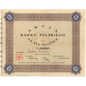 Bank Polski, 100 złotych 1924