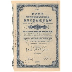 Bank Stowarzyszenia Mechaników, 1.000 mkp 1921