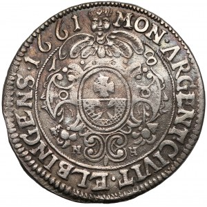 Jan II Kazimierz, Ort Elbląg 1661 NH - rzadszy