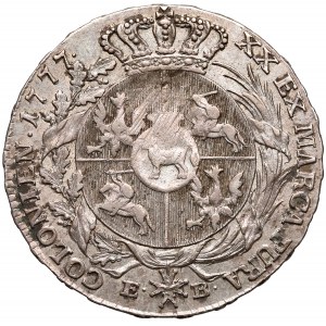 Poniatowski, Półtalar 1777 EB - ładny