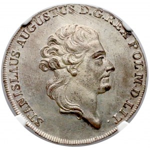 Poniatowski, Półtalar 1784 EB - WYŚMIENITY - NGC MS65