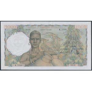 Francuska Afryka Zachodnia, 1.000 franków 1951
