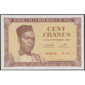 Mali, 100 Francs 1960