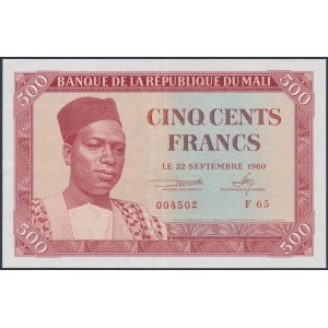 Mali, 500 Franken 1960