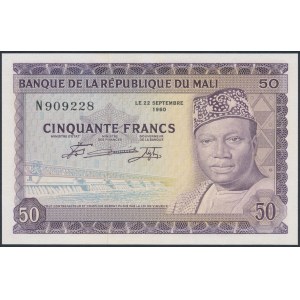 Mali, 50 Francs 1960