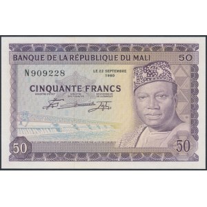 Mali, 50 franków 1960