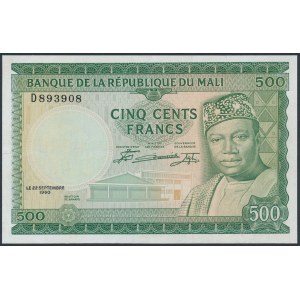 Mali, 500 Franken 1960