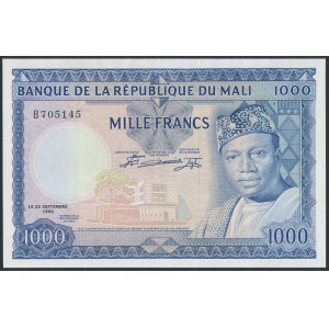 Mali, 1.000 Franken 1960