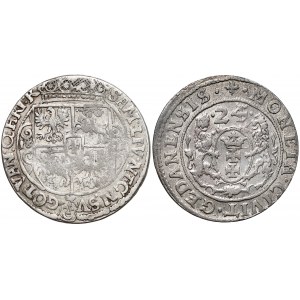 Zygmunt III Waza, Orty Bydgoszcz i Gdańsk 1621-24 (2szt)