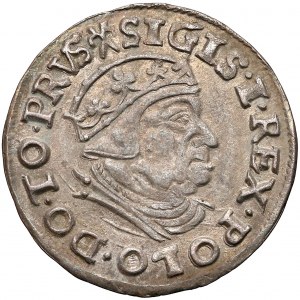 Zygmunt I Stary, Trojak Gdańsk 1539 - bez krzyża - ładny