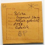 Zygmunt I Stary, Trojak Gdańsk 1539 - bez krzyża - ładny