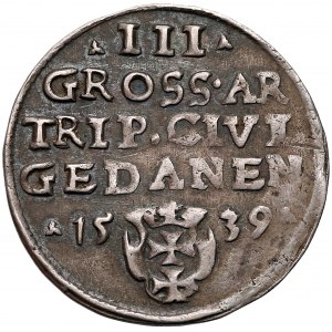 Zygmunt I Stary, Trojak Gdańsk 1539 - TRIP.CIVI