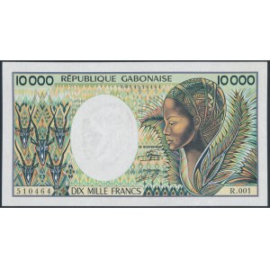 Gabon, 10.000 Francs (1984)