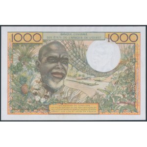 West Africa States, Ivory Coast, 1.000 Francs 1961