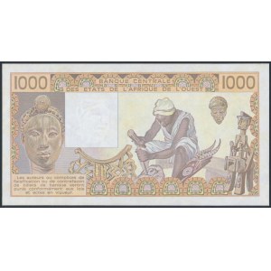 West Africa States, Ivory Coast, 1.000 Francs 1990