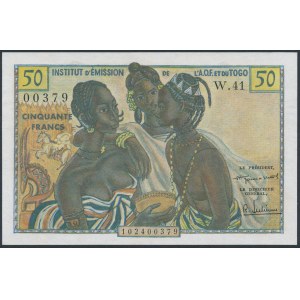Francuska Afryka Zachodnia, 50 franków (1956)