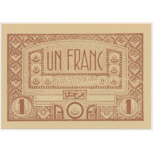 Francuska Afryka Zachodnia, 1 frank (1944)