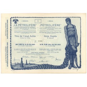 PETROLIFERE Belgijsko-Polska Naftowa Spółka Akcyjna, Em.1, 10.000 mkp 1923