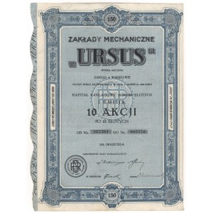 Zakłady Mechaniczne URSUS, Em.1, 10x 15 złotych 