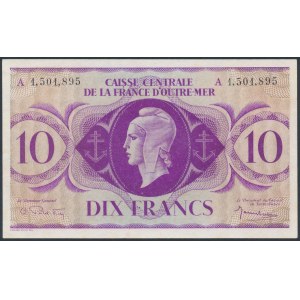 French Equatorial Africa, 10 Francs 1944