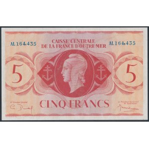 French Equatorial Africa, 5 Francs 1944