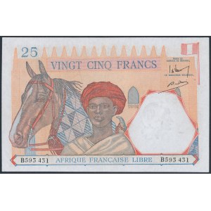 French Equatorial Africa, 25 Francs (1941)