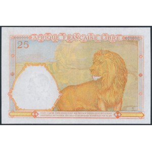 French Equatorial Africa, 25 Francs (1941)