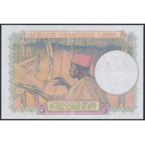Französisch-Äquatorialafrika, 5 Franken (1941)