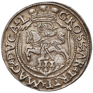 Zygmunt II August, Trojak Wilno 1564 - LI/L - ładny