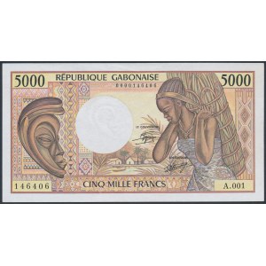 Gabon, 5.000 franków (1984)