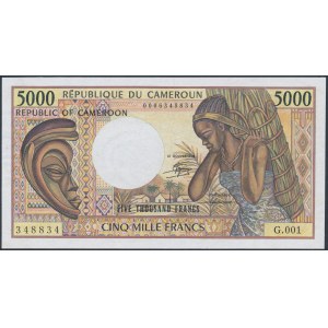 Cameroon, 5.000 Francs (1984)