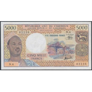 Kamerun, 5.000 franków (1974)
