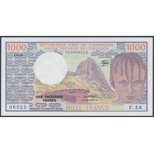 Cameroon, 1.000 Francs 1983