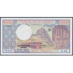 Kamerun, 1.000 franków 1983