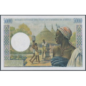 West Africa States, Ivory Coast, 5.000 Francs (1966)