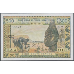Państwa Afryki Zachodniej, Wybrzeże Kości Słoniowej, 500 franków (1978)