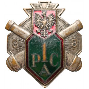 Odznaka 1 Pułku Artylerii Ciężkiej z Modlina
