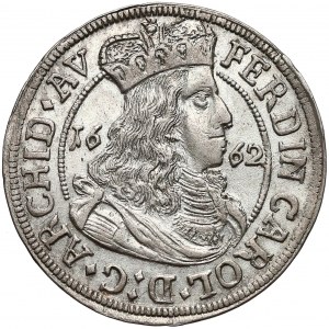 Austria, Tyrol, Ferdynand Karol, 3 krajcary 1662, Hall