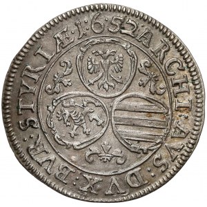 Austria, Ferdynand III, 3 krajcary 1652, Graz