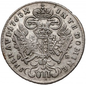 Austria, Francis I - Holy Roman Emperor, 7 Kreuzer 1763-PR, Prague